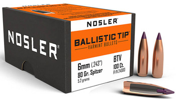 Nosler 6mm 80gr Ballistic Tip UPC: 054041240802
