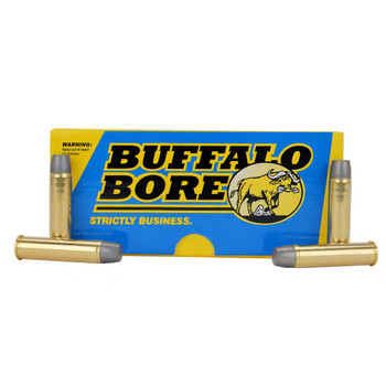 Buffalo Bore Ammunition 26B20 Personal Defense Strictly Business 460 SW Mag 360 gr Lead Flat Nose 20 Per Box 12 UPC: 651815026022