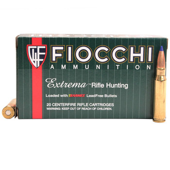 Fiocchi Extrema Hyper Velocity Centerfire Ammunition, 308 Winchester, Barnes Tipped TSX, 168 Grain - 20 Cartridge Box ( 20 / 1 )