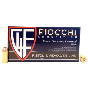 FIOCCHI 45ACP 230GR JHP 50/500 UPC: 762344701462