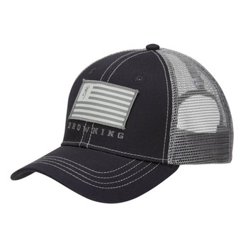 BRN CAP PATRIOT MESH BK SLATE/GRAY UPC: 023614431022