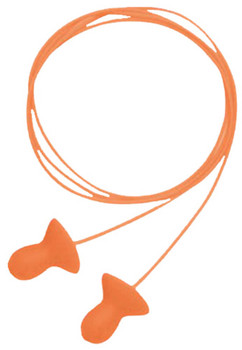 Howard Leight R01522 Corded Ear Plugs Quiet Foam 26 dB Behind The Neck Orange Adult 2 Pair UPC: 033552015222