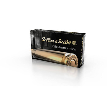 Sellier & Bellot Rifle Hyper Velocity Centerfire Ammunition, 308 Winchester, Full Metal Jacket, 180 Grain - 20 Cartridge Box ( 20 / 1 )