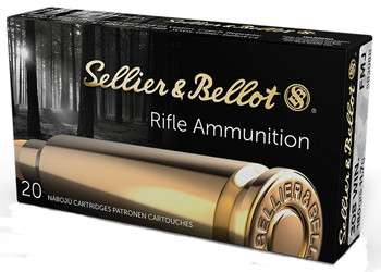 Sellier & Bellot Rifle Hyper Velocity Centerfire Ammunition, 308 Winchester, Full Metal Jacket, 180 Grain - 20 Cartridge Box ( 20 / 1 )