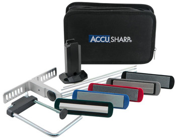 AccuSharp 059C 5Stone Precision Set Extra CoarseCoarseMediumFine UltraFine Diamond Alumina Ceramic Sharpener Multi Color UPC: 015896000591