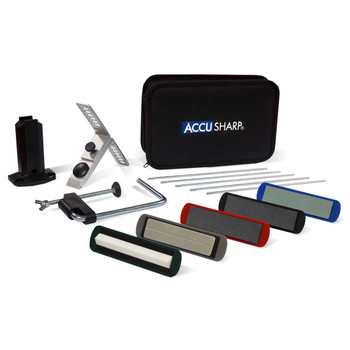 AccuSharp 059C 5Stone Precision Set Extra CoarseCoarseMediumFine UltraFine Diamond Alumina Ceramic Sharpener Multi Color UPC: 015896000591
