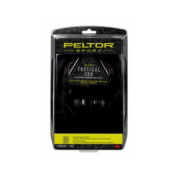 Peltor TAC300OTH Sport Tactical 300 24 dB Over the Head Black Adult 1 Pair UPC: 076308913571