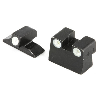 Meprolight USA 102423101 TruDot  Black  Green Tritium Front Sight Green Tritium Rear Sight Set UPC: 840103135571
