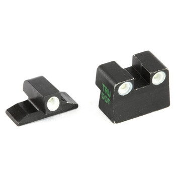 Meprolight USA 102423101 TruDot  Black  Green Tritium Front Sight Green Tritium Rear Sight Set UPC: 840103135571