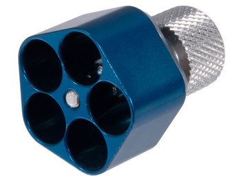 Pachmayr 02650 Competition Speedloader made of Aluminum with Blue Finish for S&W J Frame