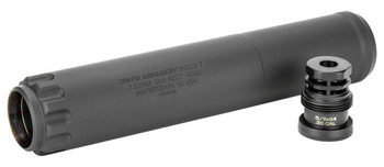 Griffin Armament Recce 7 NFA Rifle Suppressor Black Endura Kote 7.6 Inch, 30 Caliber, Griffin Taper Mount system, 17-4 Stainless Steel