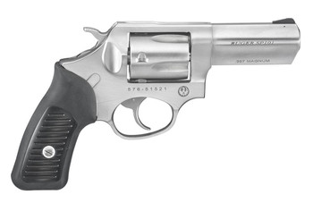 Ruger 5719 SP101  357 Mag  3.10 Barrel 5 Shot TripleLocking Cylinder  Satin Stainless Steel Cushioned Rubber With Synthetic Insert Grip Transfer Bar Safety UPC: 736676057191