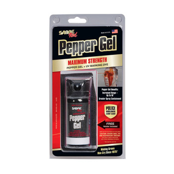 Tactical Pepper Gel With Flip Top & Belt Holster UPC: 023063153001