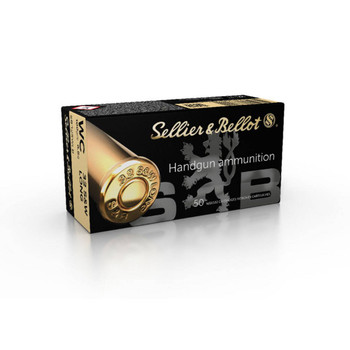 Sellier & Bellot Handgun Subsonic Centerfire Ammunition, 32 S&W Long, Wadcutter, 100 Grain - 50 Cartridge Box ( 50 / 1 )
