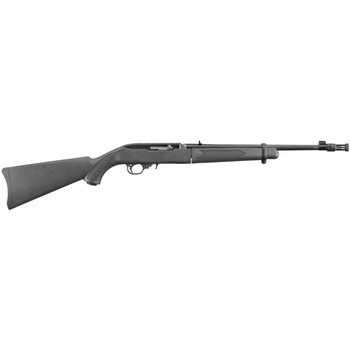 Ruger 11112 1022 Takedown 22 LR 101 16.40 ThreadedFlash Suppressor Barrel Satin Black Alloy Steel Black Synthetic Stock CrossBolt Manual Safety UPC: 736676111121