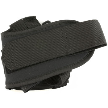 Uncle Mikes 88161 Ankle Holster Ankle Size 16 Black Kodra Nylon Velcro Fits MedLg SemiAuto Fits 3.253.75 Barrel Right Hand UPC: 043699881611