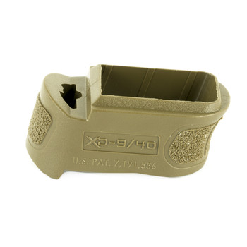 Springfield Armory XDG5003FDE Mag Sleeve  made of Polymer with Flat Dark Earth Finish  1 Piece Design for 9mm Luger 40 SW Springfield XD Mod.2 Magazines UPC: 706397904531