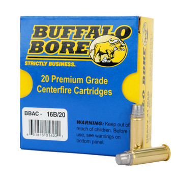Buffalo Bore Ammunition 16B20 Heavy Strictly Business 41 Rem Mag 230 gr Hard Cast Semi Wadcutter 20 Per Box 12 UPC: 651815016221