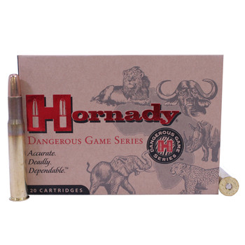 Hornady 82682 Dangerous Game  500416 Nitro Express 400 gr Dangerous Game Solid DGS 20 Per Box 6 Cs UPC: 090255826821