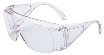 Howard Leight R01701 HL100 OTG Adult Clear Lens Polycarbonate Clear Frame UPC: 033552017011