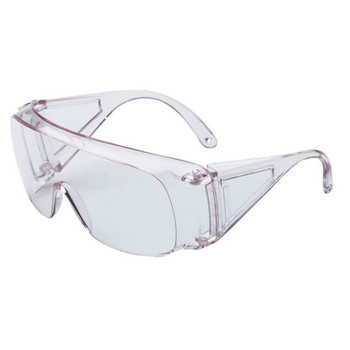 Howard Leight R01701 HL100 OTG Adult Clear Lens Polycarbonate Clear Frame UPC: 033552017011