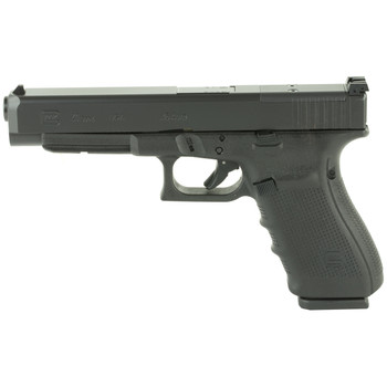 Glock UG4130103MOS G41 Gen4 MOS 45 ACP 5.31 131 Black Black Steel with MOS Cuts Slide Black Interchangeable Backstrap Grip UPC: 764503913860