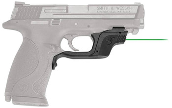 Crimson Trace LG360G Laserguard  5mW Green Laser with 532nM Wavelength  50 ft Range Black Finish for Full Size Compact SW MP Except 22  M2.0 Variants UPC: 610242006120