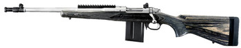 Ruger 6821 Scout  308 Win 101 18 Barrel With Flash Suppressor Matte Stainless Steel Black Laminate Stock Left Hand Optics Ready UPC: 736676068210