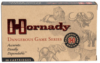 Hornady Dangerous Game Hyper Velocity Centerfire Ammunition, 375 Ruger, InterLock Spire Point Recoil Proof, 270 Grain - 20 Cartridge Box ( 20 / 1 )