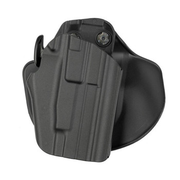 Safariland 578 7TS GLS Pro-Fit, Standard Frame, Sub-Compact Slide, Paddle Belt & Loop Holster, Plain Black, Left Hand