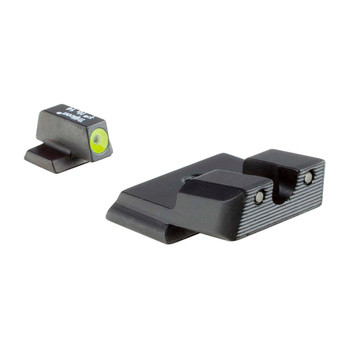 Trijicon 600721 HD Night SightsSmith  Wesson MP Shield  Black  Green Tritium Yellow Outline Front Sight Green Tritium Black Outline Rear Sight UPC: 719307211940