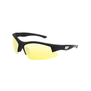 MP Super Cobra Half Frame Shooting Glasses Amber Lens, UPC :661120001850 UPC: 661120001850