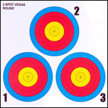 .30-06 3 Spot Vegas Paper Target 100 Count UPC: 147164810110