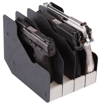 BenchMaster BMWRM14 WeaponRac Four Pistol Universal Handgun Metal Black UPC: 751710504110