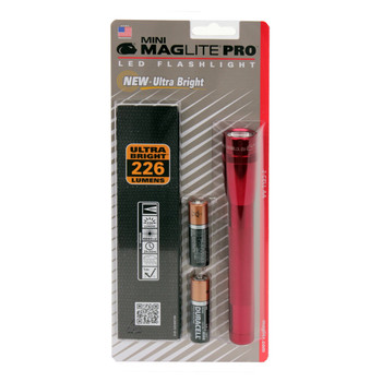SP2P Mini Maglite Pro 2 AA-Cell LED Flashlight w/ Holster UPC: 038739550220