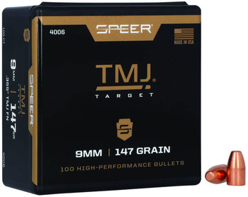 Speer 4006 TMJ  9mm .355 147 gr Total Metal Jacket TMJ UPC: 076683040060