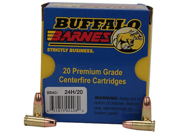 Buffalo Bore Ammunition 24H20 Buffalo-Barnes Strictly Business 9mmLuger +P+ 115gr Barnes TAC-XP Lead Free 20 Per Box/12 Case