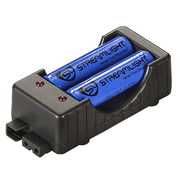 Streamlight 22100 Battery Charger Dual Channel Black 18650 Liion Rechargeable Battery UPC: 080926221000