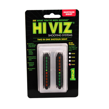 HIVIZ 2-In-1 Magnet Shotgun Sight w Reverse GrnOrng LitePipe UPC: 613485588620