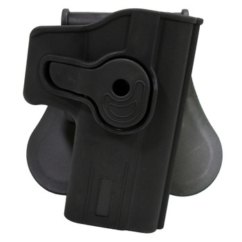 Bulldog RRSPXD Rapid Release  OWB Black Polymer Paddle Fits Springfield XD Right Hand UPC: 672352011180
