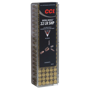 CCI 22LR MINI MAG 40GR SEG HP 100BX UPC: 604544627510