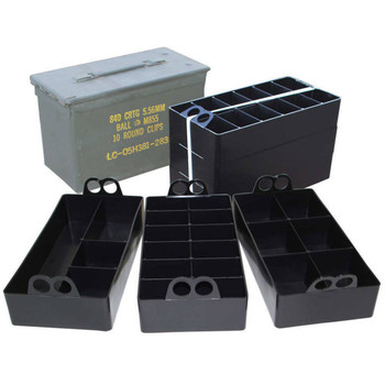 AMMO CAN ORGANIZER INSERT 3PK BLK UPC: 026057362380