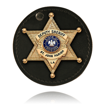 Circle Badge Holder, Hook and Loop Closure UPC: 192375129490