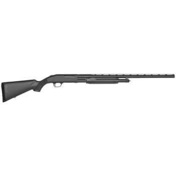 Mossberg 56420 500 All Purpose Field 12 Gauge 51 3 28 Vent Rib Barrel Matte Blued Metal Finish Dual Extractors Black Synthetic Stock Ambidextrous Safety Includes AccuSet Chokes UPC: 015813564205