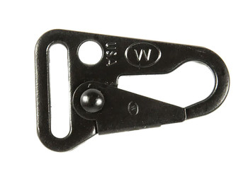 Blue Force Gear HK100 Sling Snap Hook Black Steel 1" Sling Loop