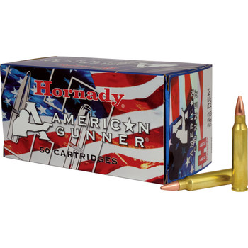 AMMO AMER GUNR 223 REM 55 GR HP AG 50/BX UPC: 090255802375