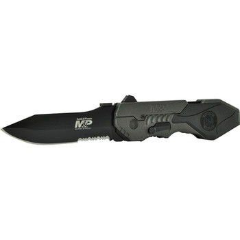 SW SWMP4L Assisted 3.5 in Black Combo Black Aluminum Handle UPC: 028634702565