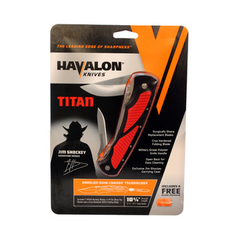 HAVALON TITAN BLACK W/RED INSERTS UPC: 736370801205