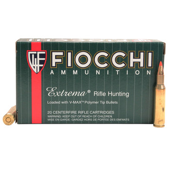 Fiocchi 222HVA Field Dynamics  222 Rem 50 gr Hornady VMax VMX 20 Per Box10 UPC: 762344707365