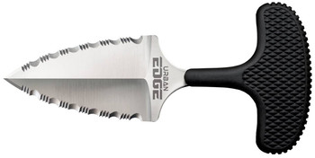 Cold Steel CS22KFS Tiger Claw  3.50 Folding Hawkbill Serrated Stonewashed American S35VN Blade6 Matte Black wRing G10 Handle Includes Belt Clip UPC: 705442013235